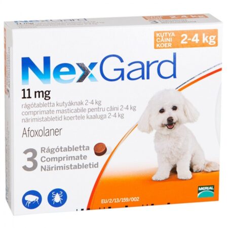 NexGard comprimate masticabile, 2-4 kg, 1 comprimate